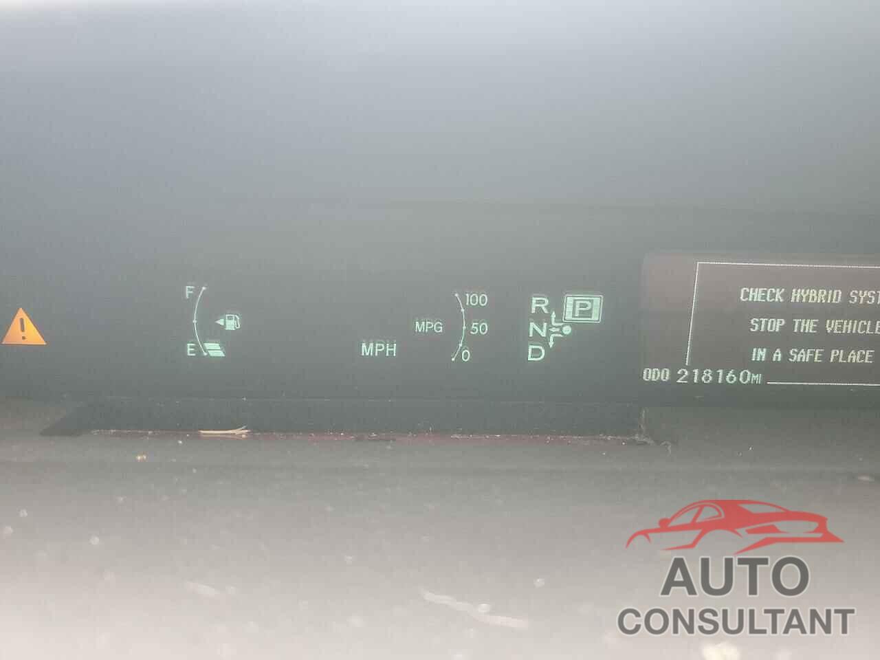 TOYOTA PRIUS 2013 - JTDKN3DU4D1622853