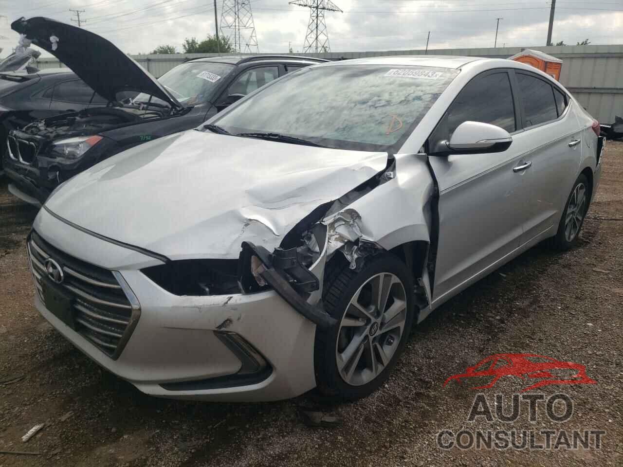 HYUNDAI ELANTRA 2017 - KMHD84LF5HU062852