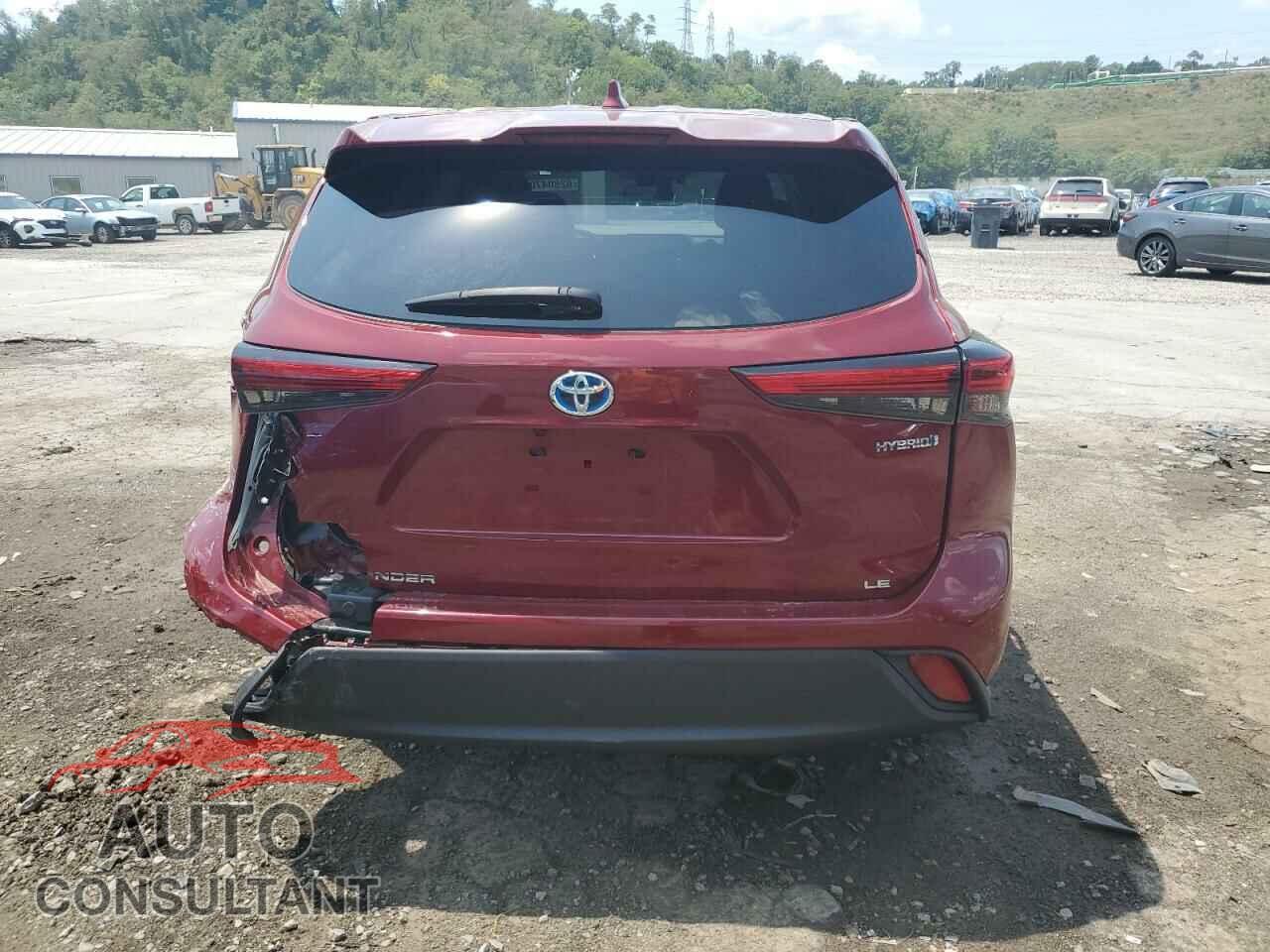 TOYOTA HIGHLANDER 2021 - 5TDBBRCH1MS527735