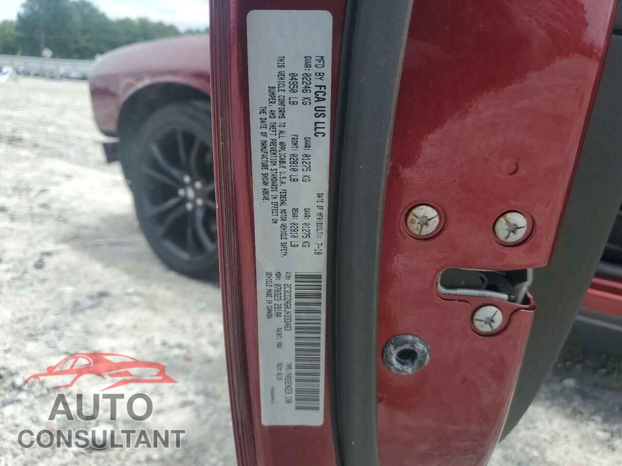 DODGE CHALLENGER 2018 - 2C3CDZAG0JH333463