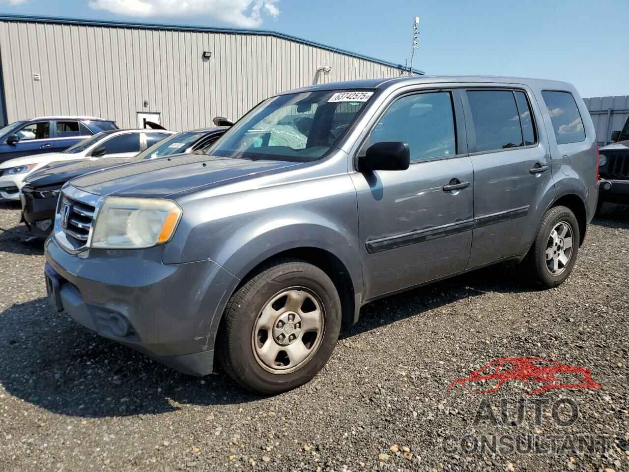 HONDA PILOT 2012 - 5FNYF4H24CB022524