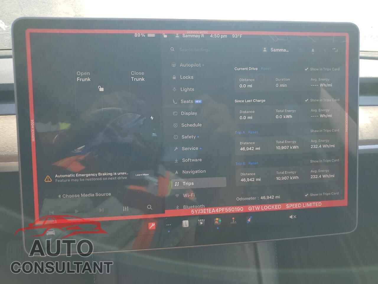 TESLA MODEL 3 2023 - 5YJ3E1EA4PF550190