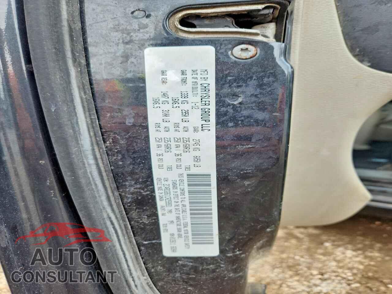 DODGE CARAVAN 2012 - 2C4RDGBG1CR259931
