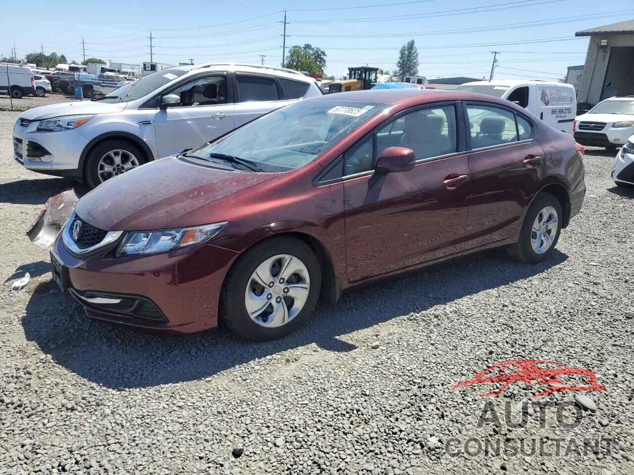 HONDA CIVIC 2013 - 19XFB2F55DE291000