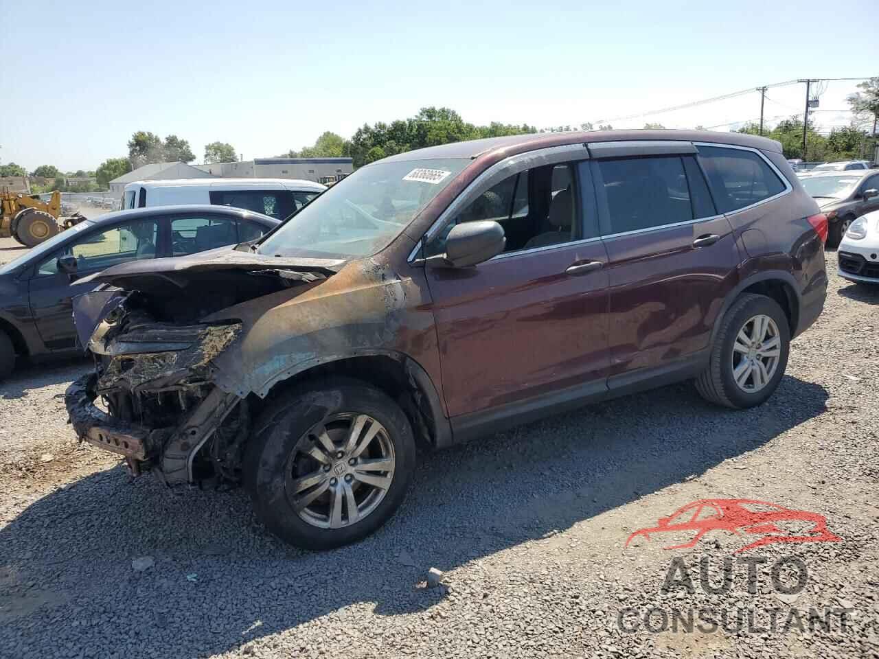 HONDA PILOT 2016 - 5FNYF6H17GB020081