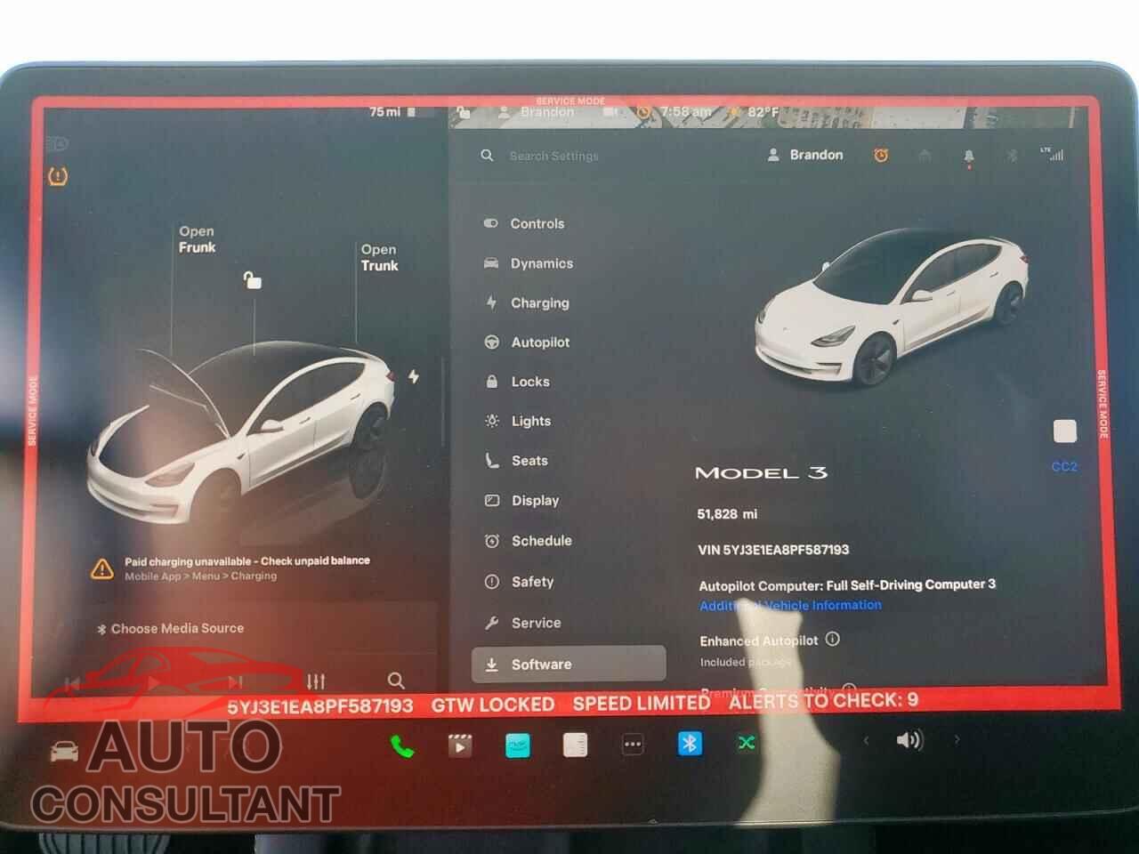 TESLA MODEL 3 2023 - 5YJ3E1EA8PF587193