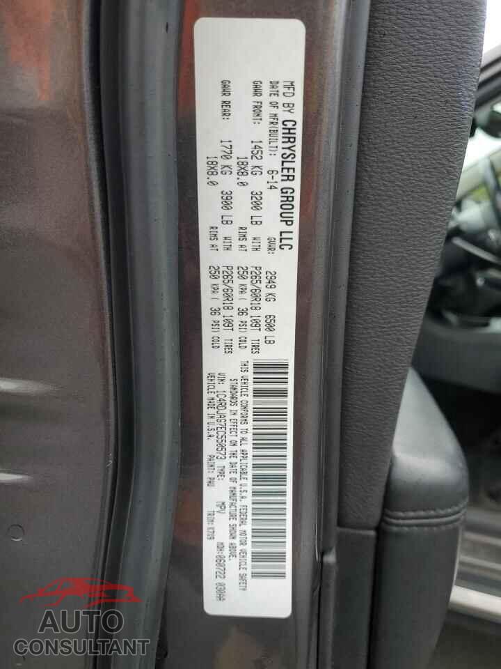DODGE DURANGO 2014 - 1C4RDJAG7EC550573