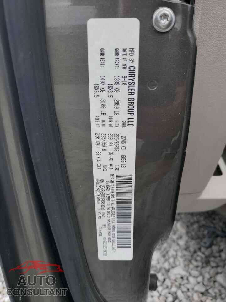 DODGE CARAVAN 2010 - 2D4RN3D15AR453151