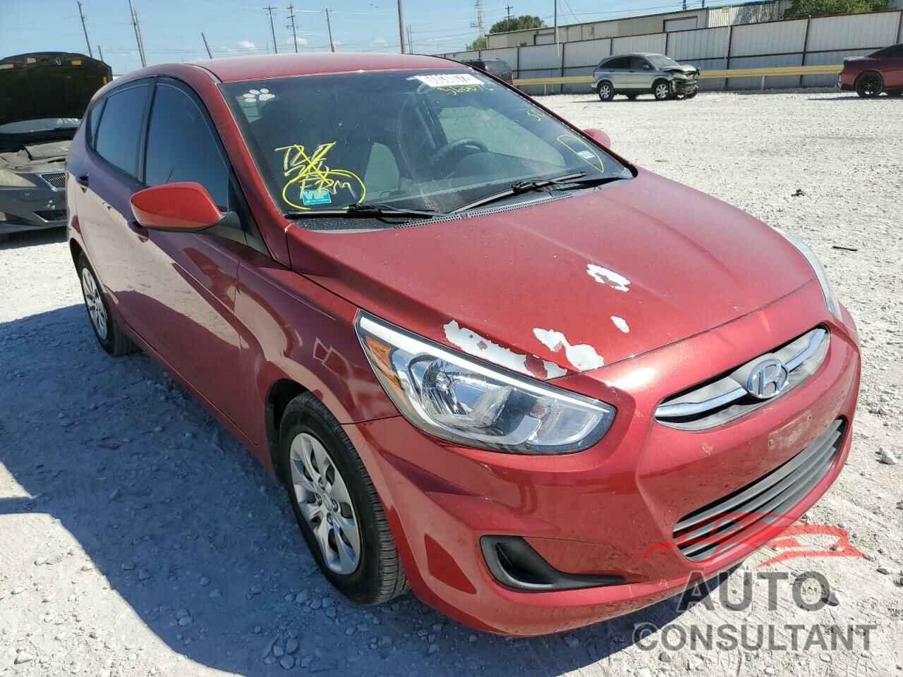 HYUNDAI ACCENT 2017 - KMHCT5AE6HU360076