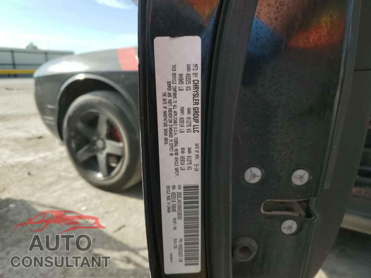 DODGE CHALLENGER 2010 - 2B3CJ4DV5AH238593