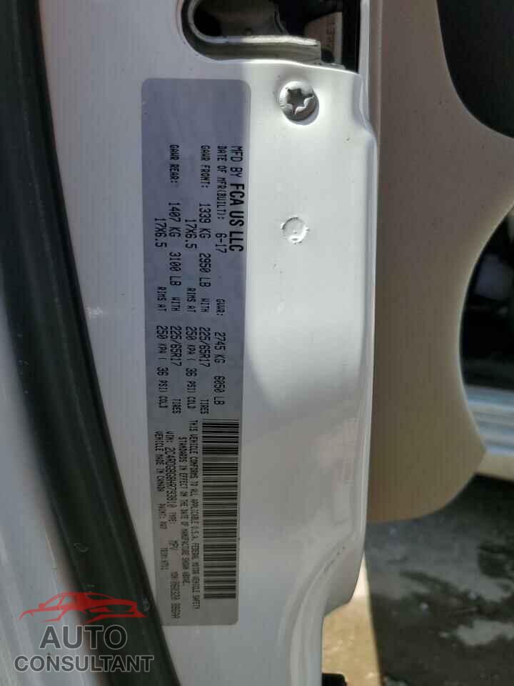 DODGE CARAVAN 2017 - 2C4RDGBG8HR793810