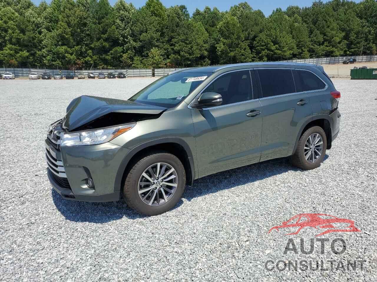 TOYOTA HIGHLANDER 2017 - 5TDKZRFH6HS221787