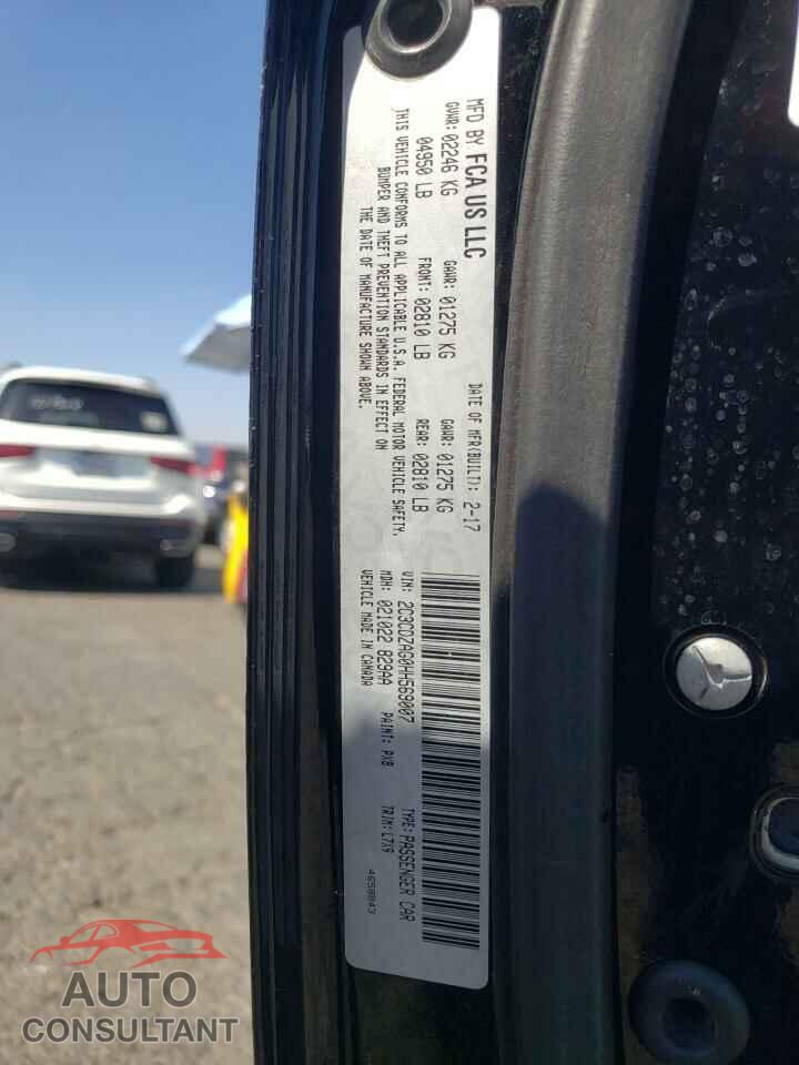DODGE CHALLENGER 2017 - 2C3CDZAG0HH569007
