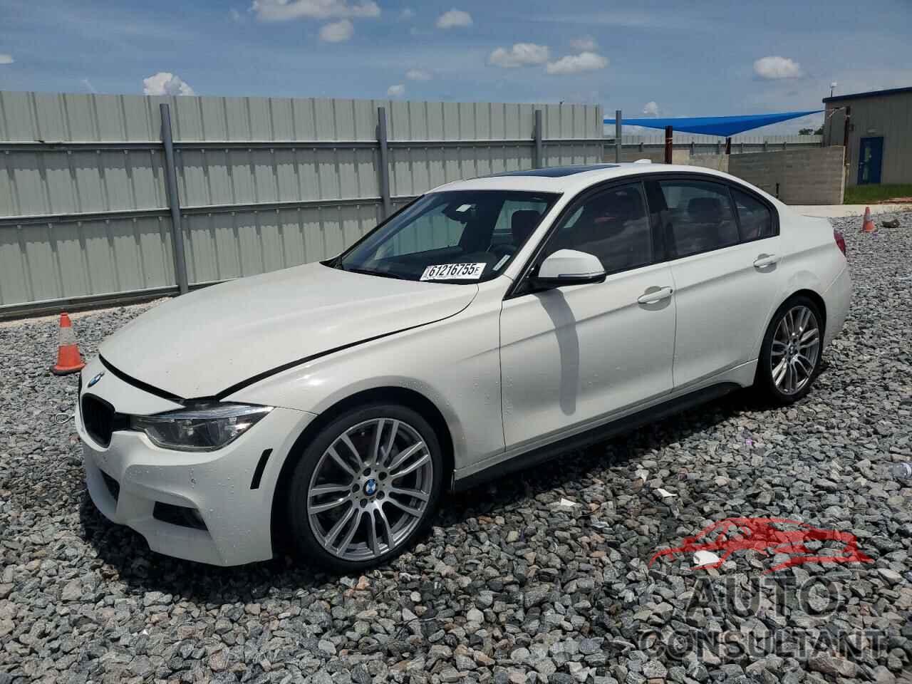 BMW 3 SERIES 2017 - WBA8B3G31HNU36284