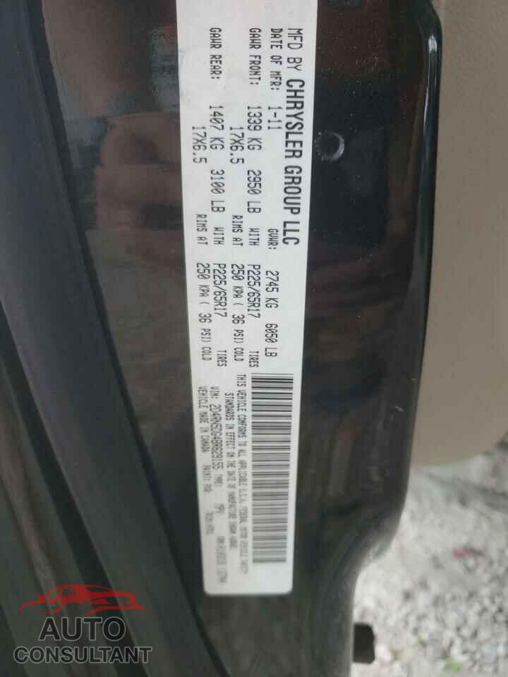 DODGE CARAVAN 2011 - 2D4RN5DG4BR629155