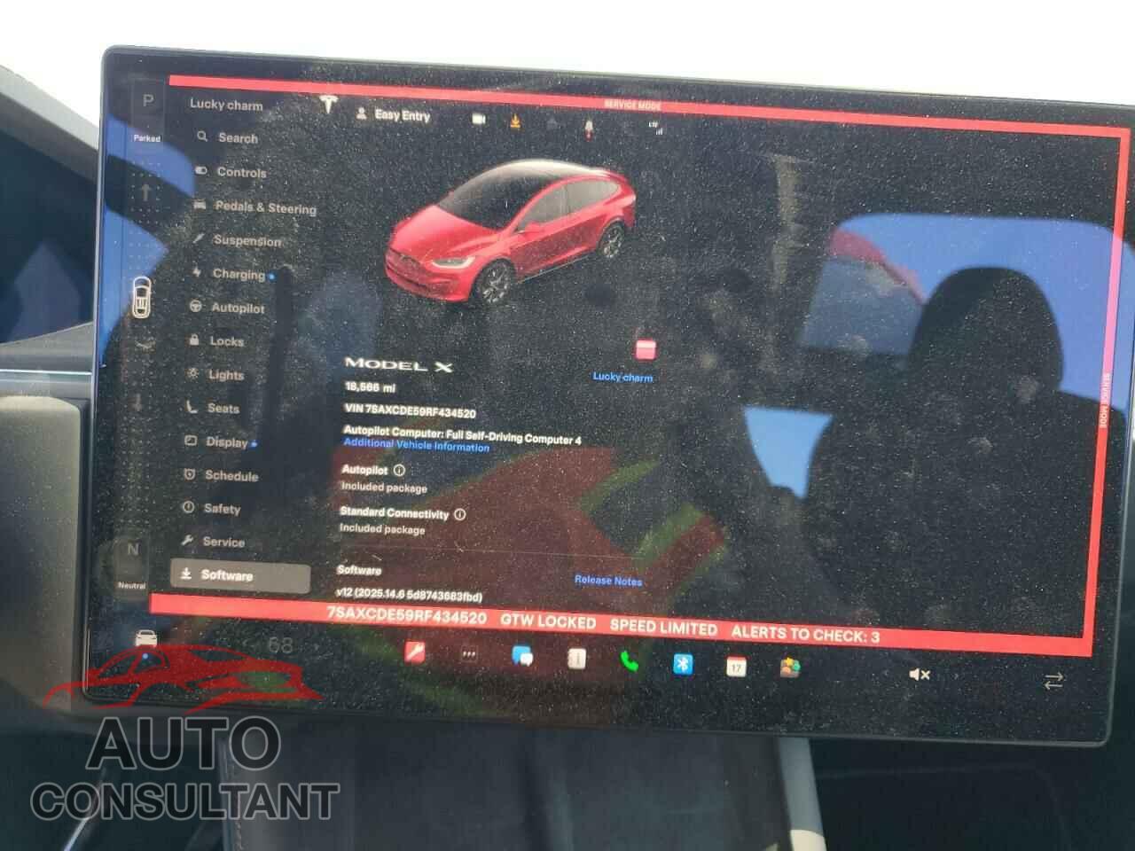TESLA MODEL X 2024 - 7SAXCDE59RF434520