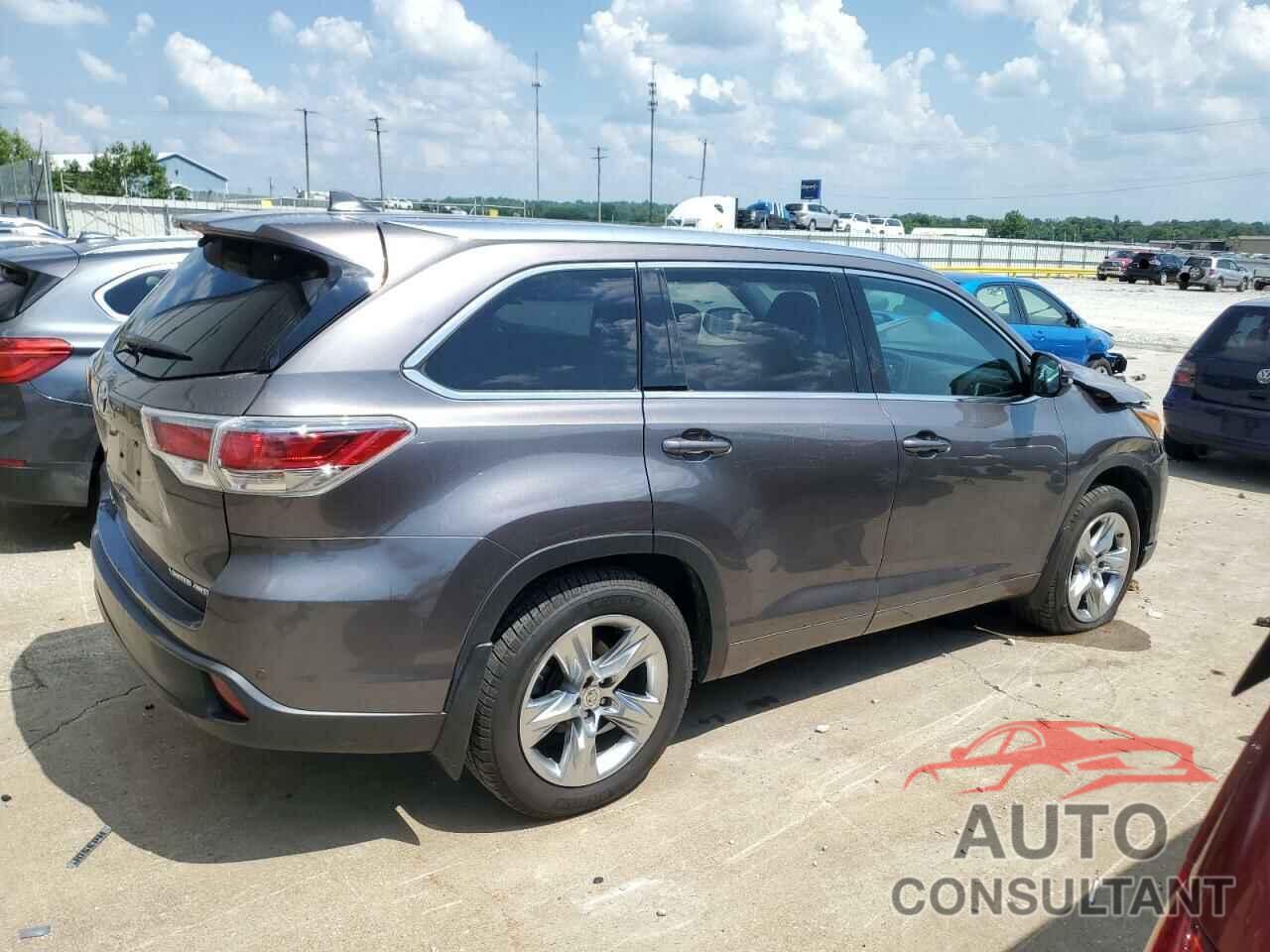 TOYOTA HIGHLANDER 2015 - 5TDDKRFH8FS153776