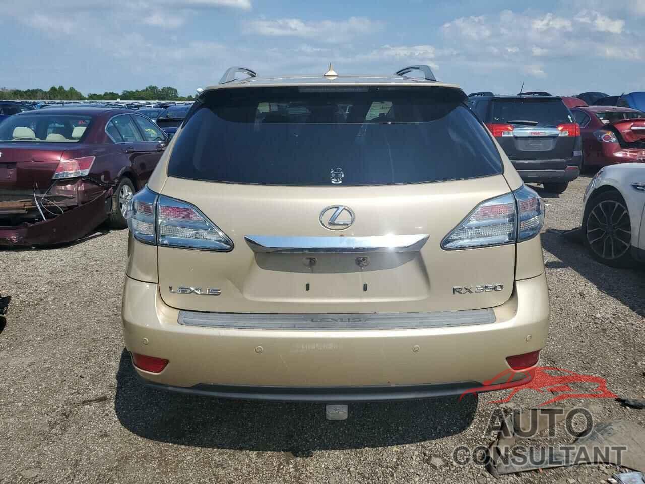 LEXUS RX350 2010 - 2T2BK1BA0AC031413