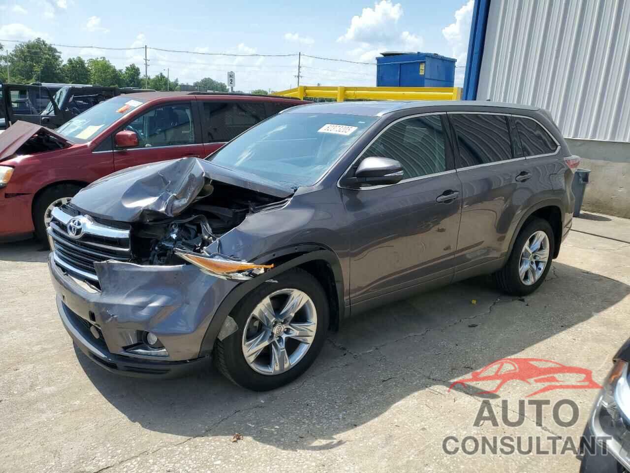 TOYOTA HIGHLANDER 2015 - 5TDDKRFH8FS153776