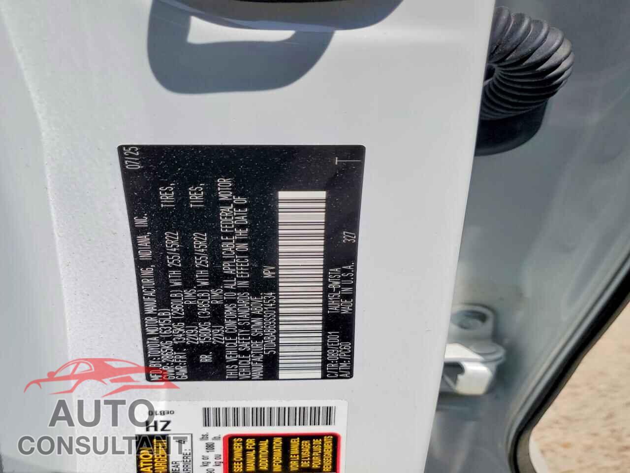 LEXUS UNKNOWN 2025 - 5TDABAB69SS014534