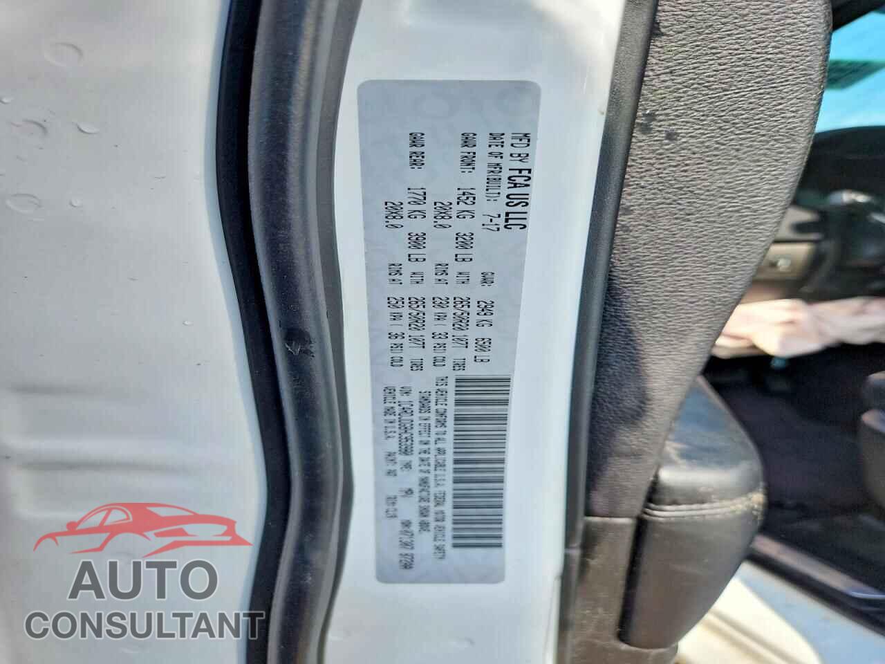 DODGE DURANGO 2017 - 1C4RDJDG8HC953980