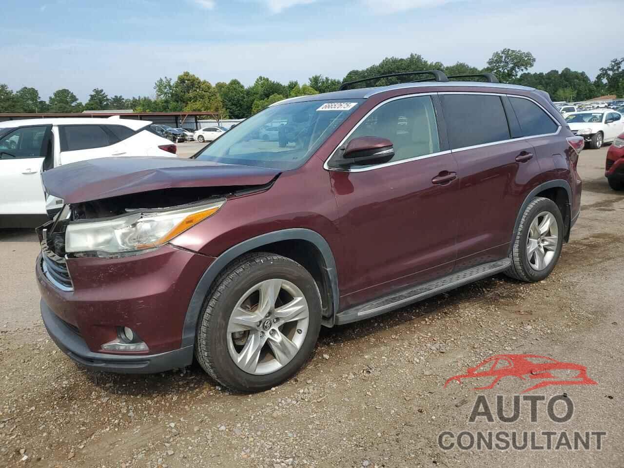 TOYOTA HIGHLANDER 2016 - 5TDYKRFH2GS176862