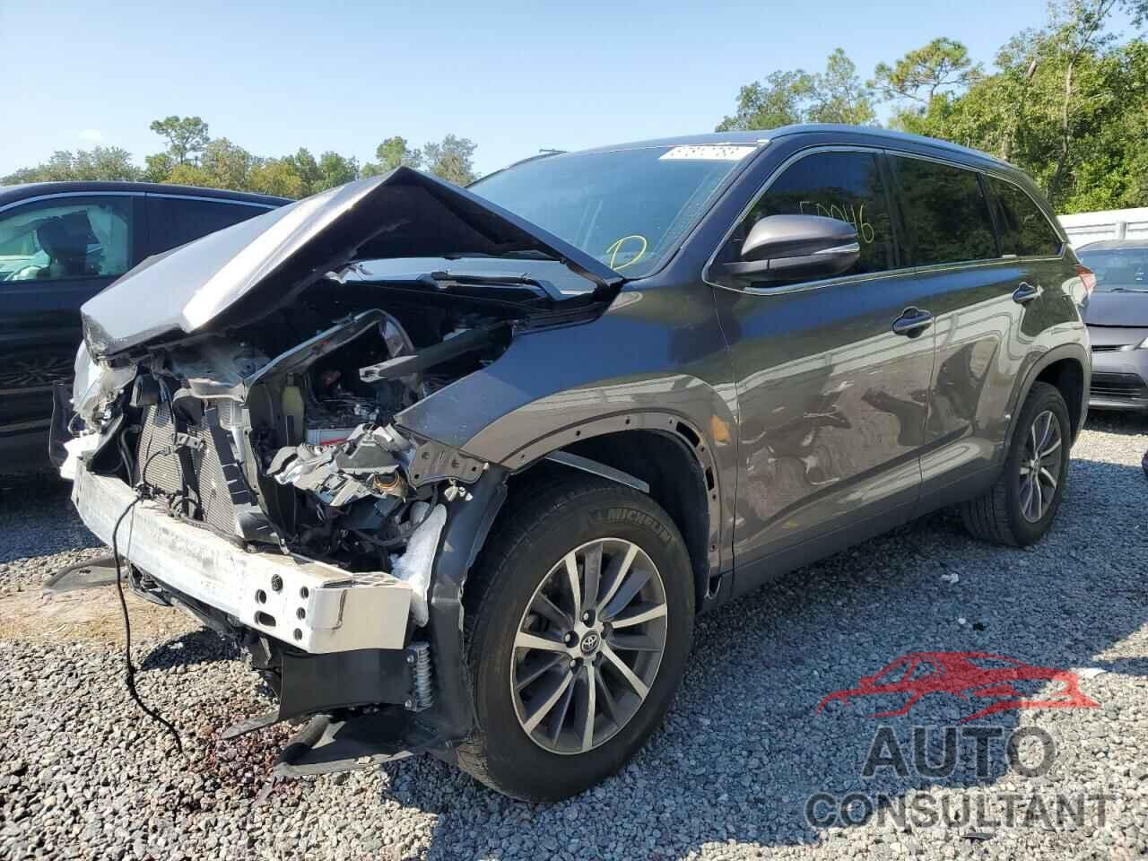 TOYOTA HIGHLANDER 2019 - 5TDKZRFH5KS345539