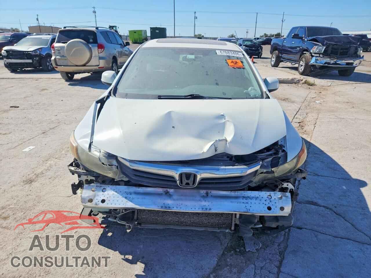 HONDA CIVIC 2012 - 2HGFB2F99CH322739