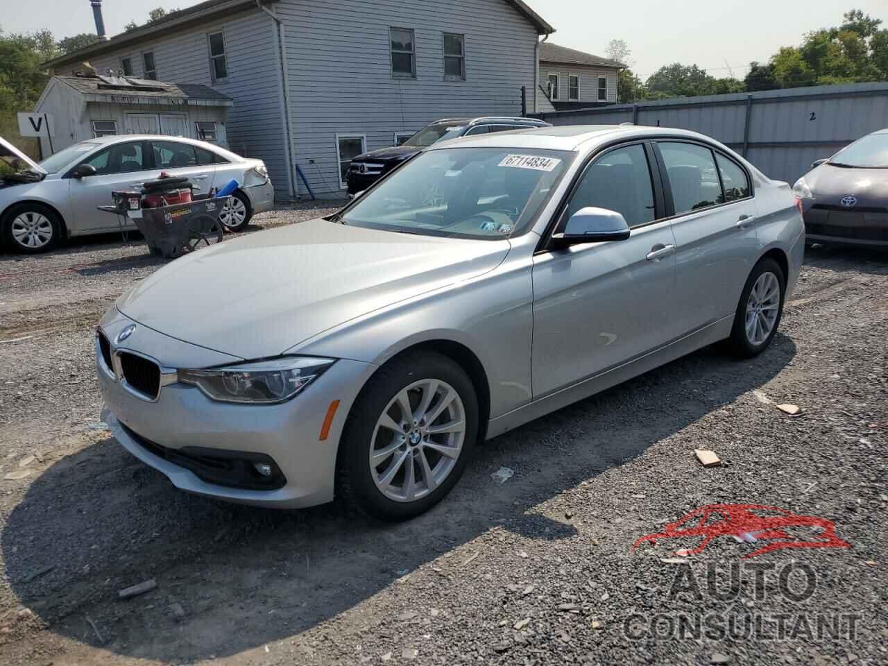 BMW 3 SERIES 2018 - WBA8A3C54JA488421