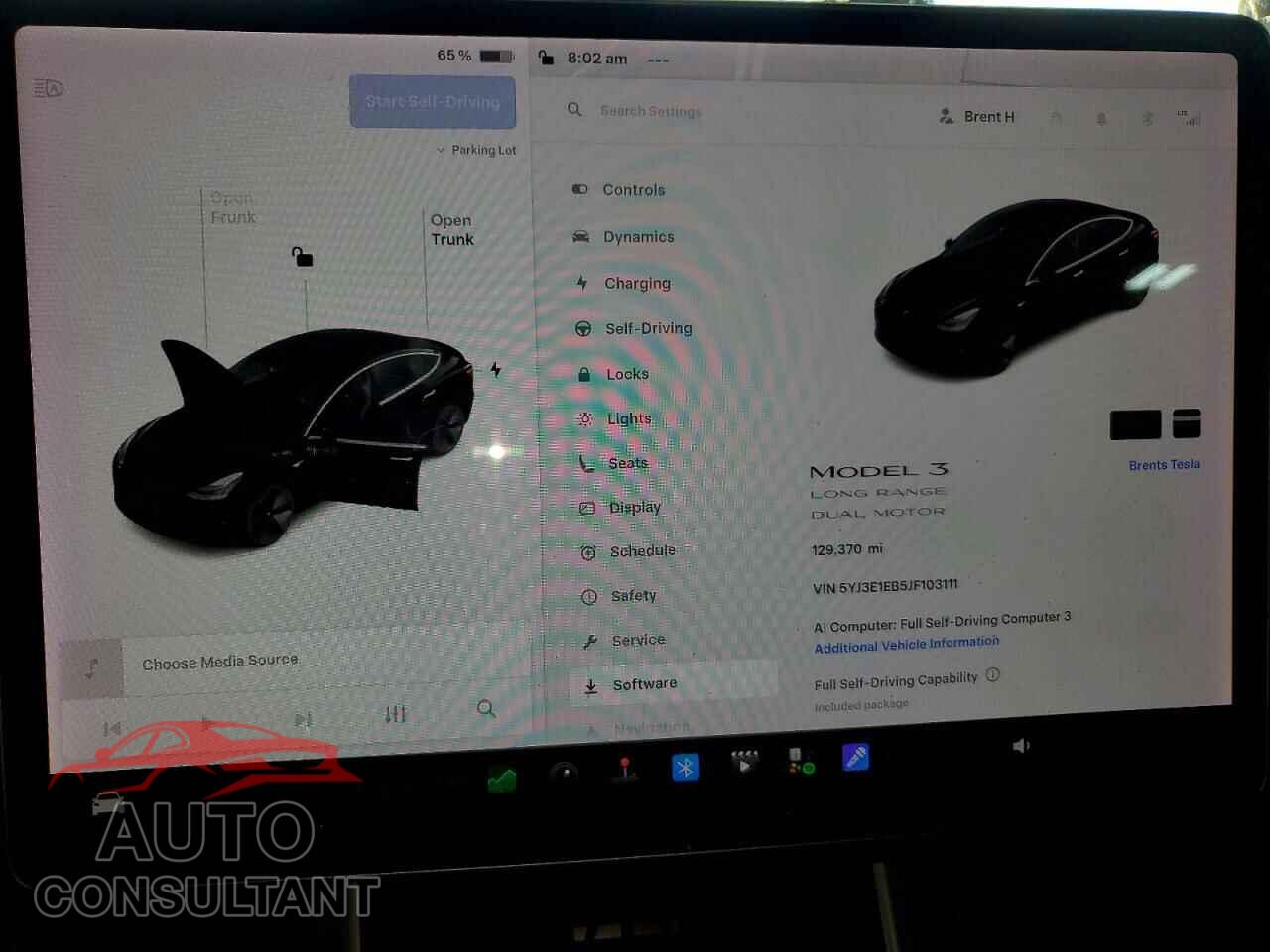 TESLA MODEL 3 2018 - 5YJ3E1EB5JF103111
