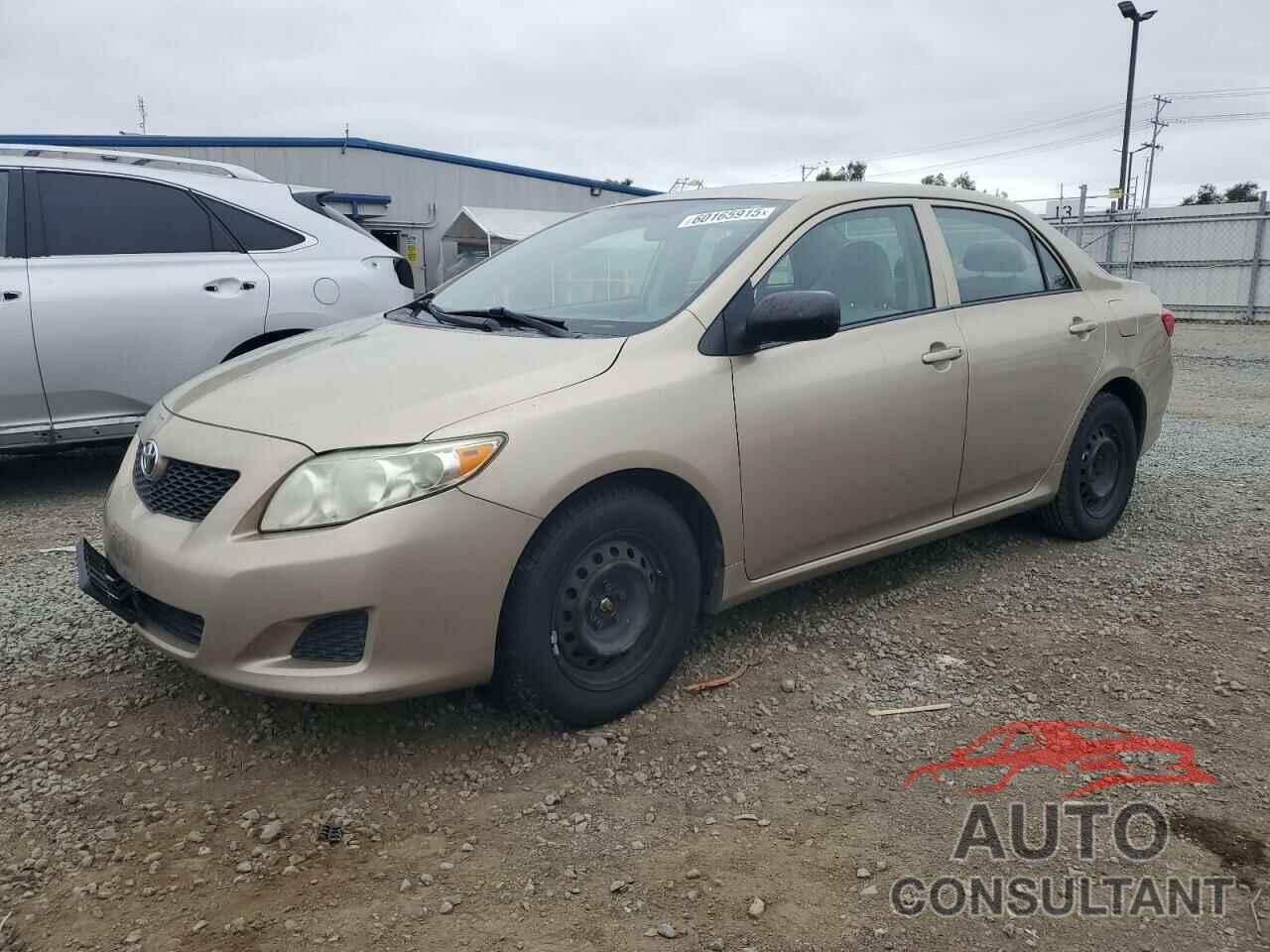 TOYOTA COROLLA 2009 - 1NXBU40E39Z102037