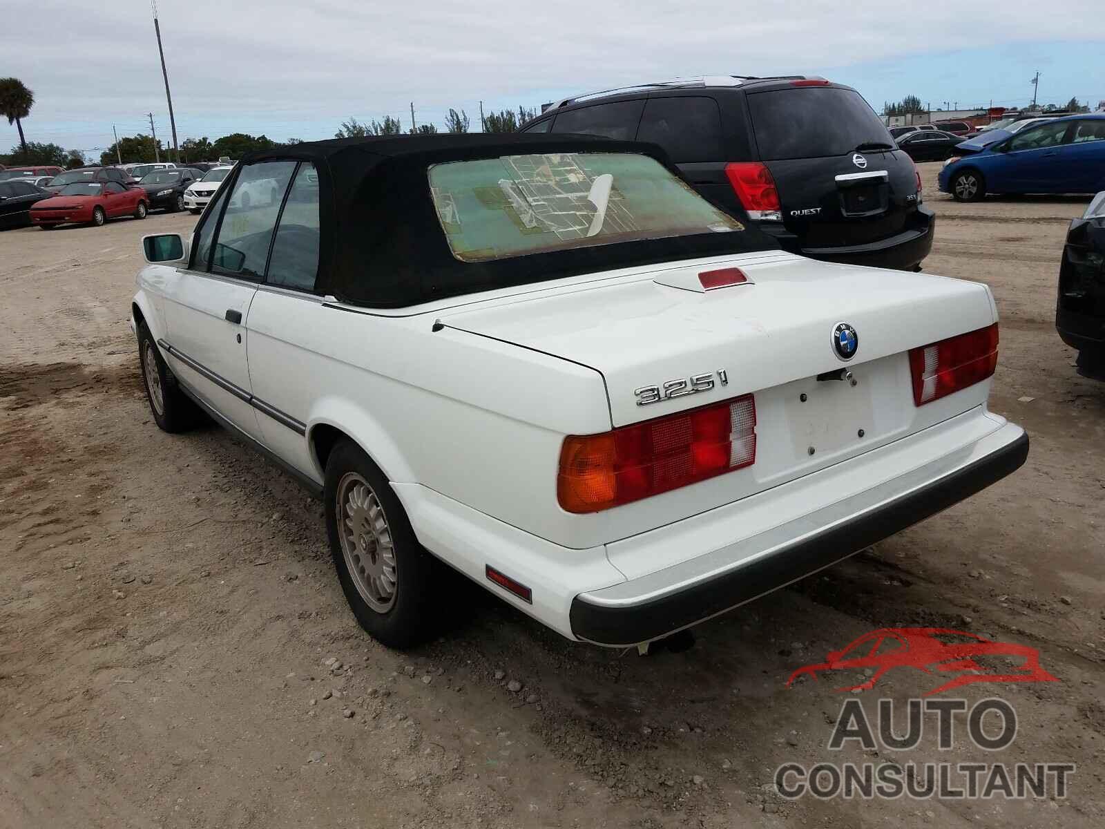 BMW 3 SERIES 1988 - WBABB130XJ8273631