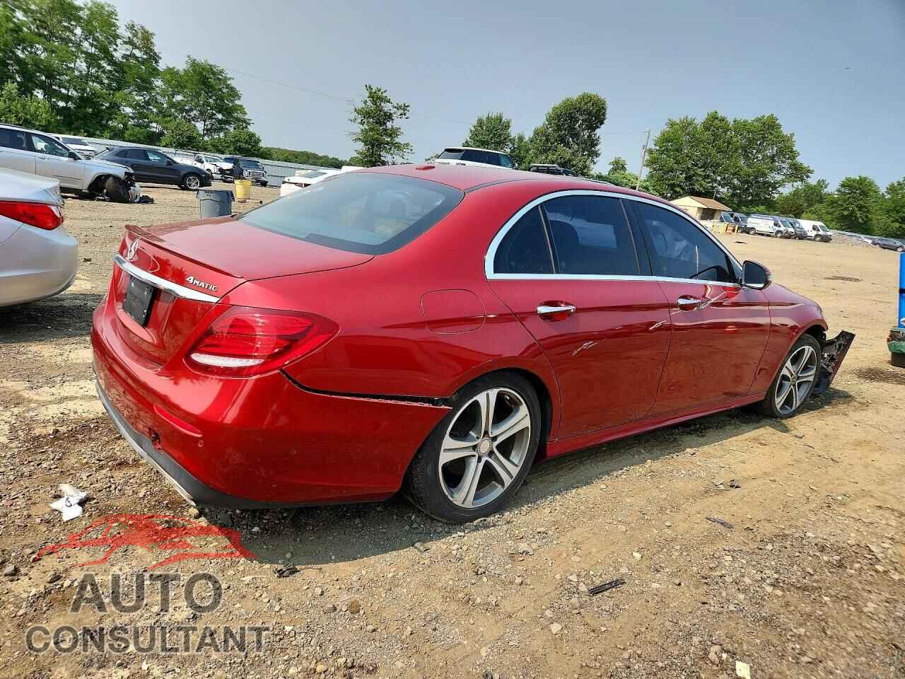MERCEDES-BENZ E-CLASS 2017 - WDDZF4KB2HA193517