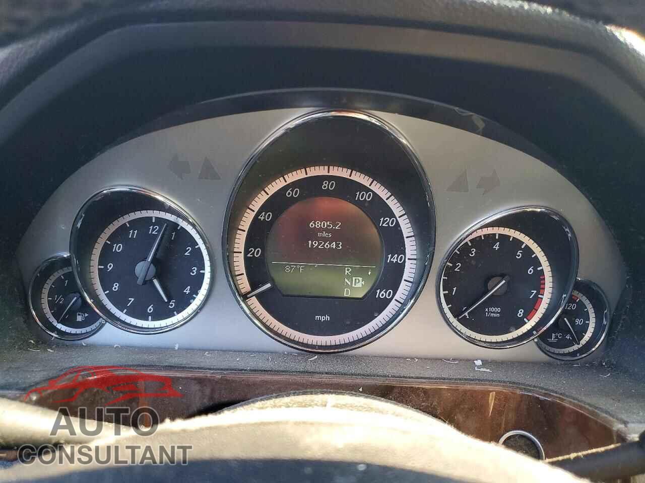 MERCEDES-BENZ E-CLASS 2011 - WDDHF8HB7BA453704