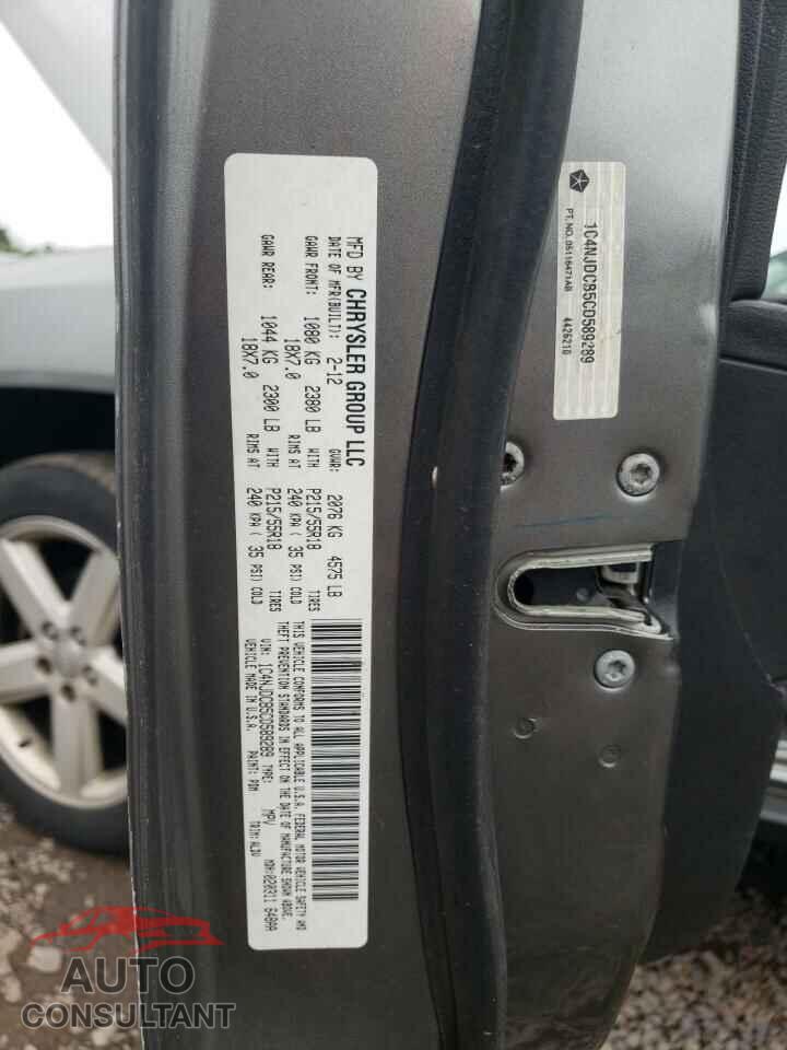 JEEP COMPASS 2012 - 1C4NJDCB5CD589289