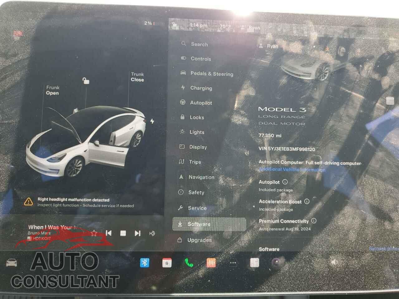 TESLA MODEL 3 2021 - 5YJ3E1EB3MF998120