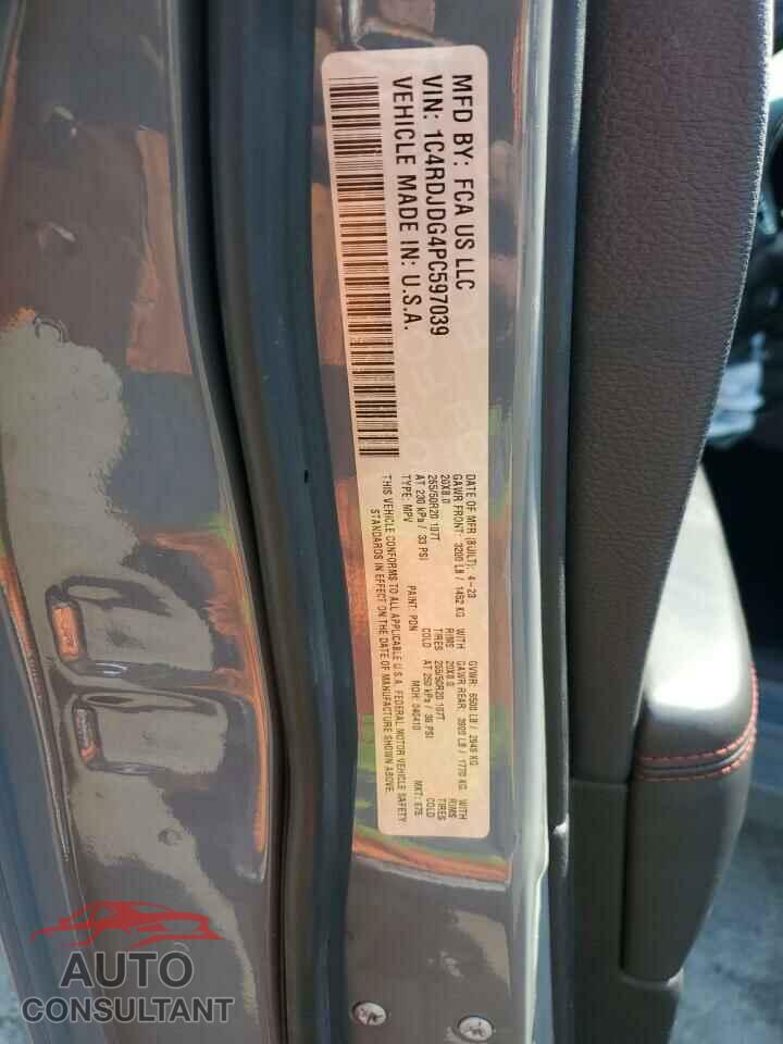 DODGE DURANGO 2023 - 1C4RDJDG4PC597039
