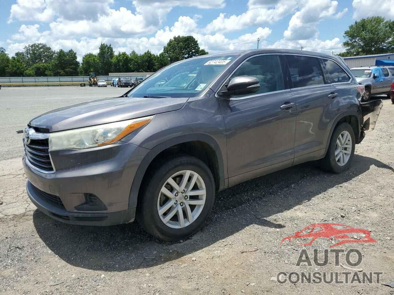 TOYOTA HIGHLANDER 2015 - 5TDZARFH8FS015633