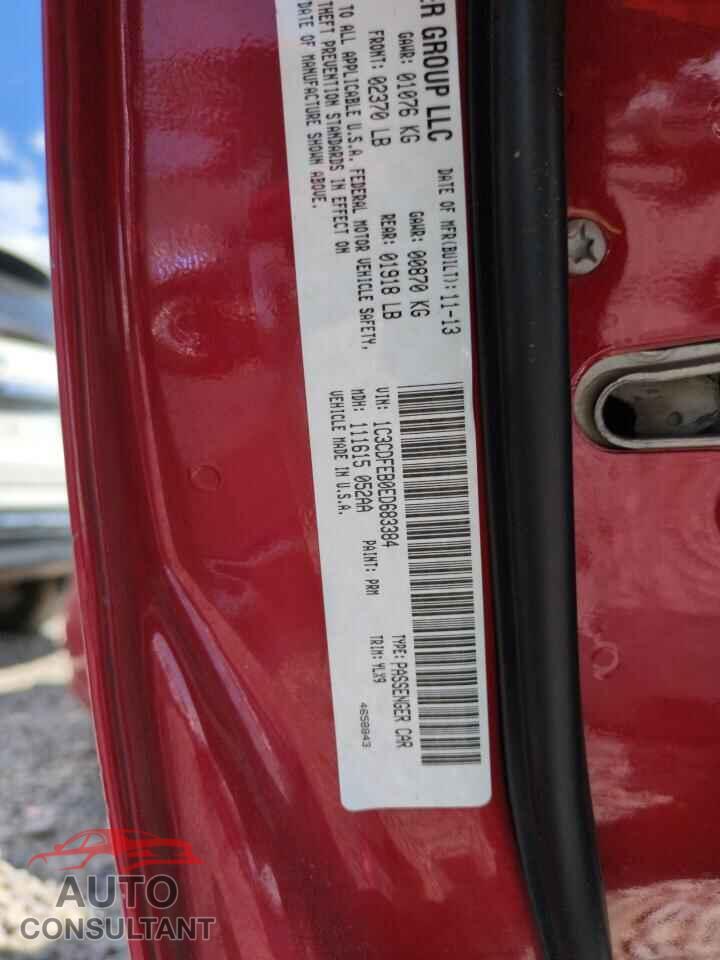 DODGE DART 2014 - 1C3CDFEB0ED683384