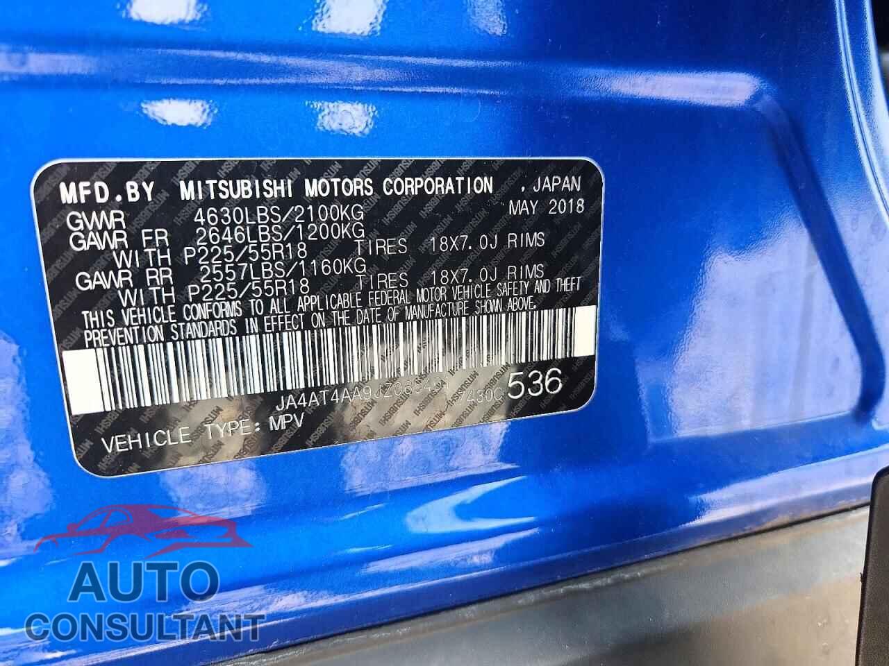 MITSUBISHI ECLIPSE 2018 - JA4AT4AA9JZ065401