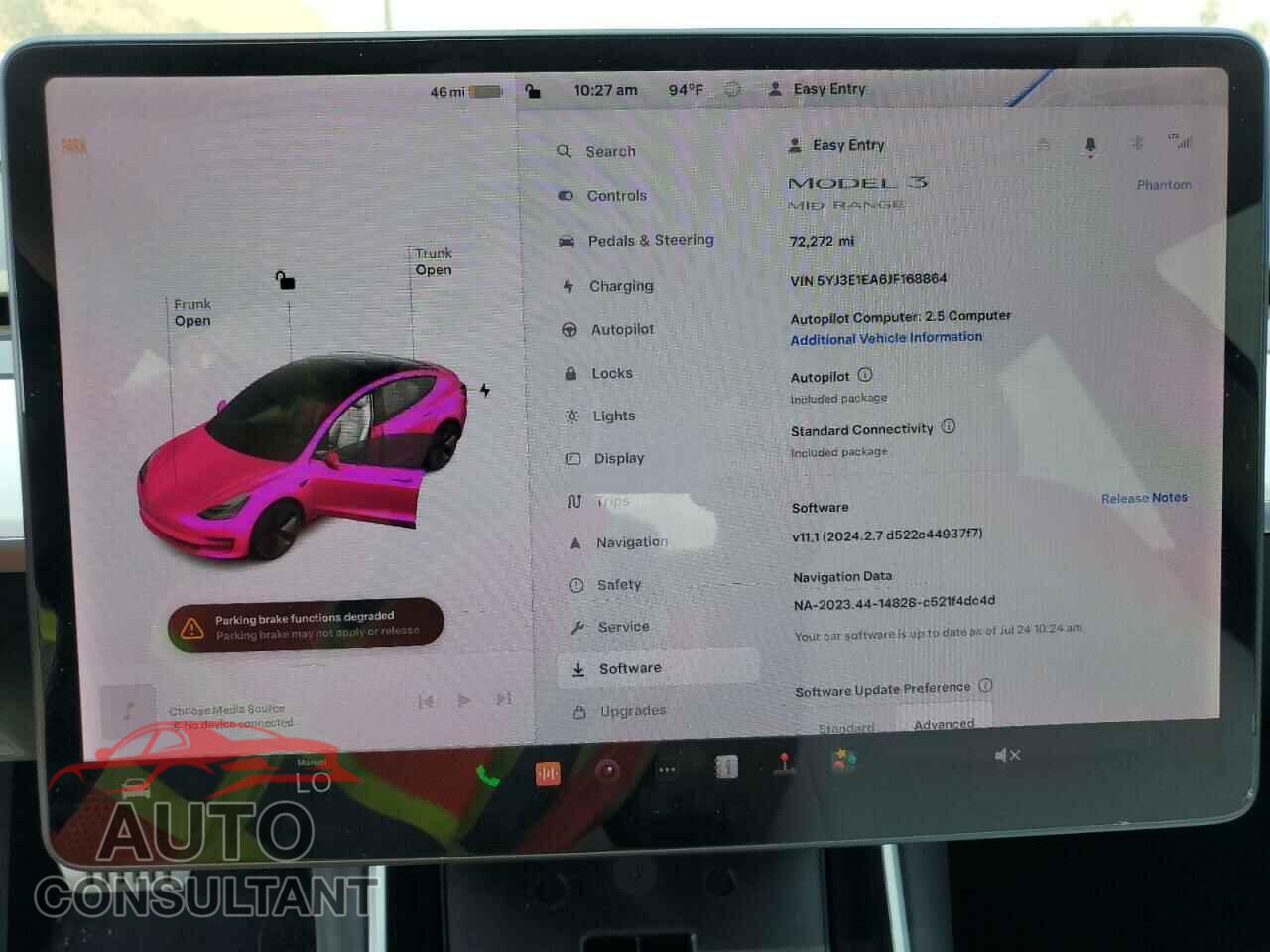 TESLA MODEL 3 2018 - 5YJ3E1EA6JF168864
