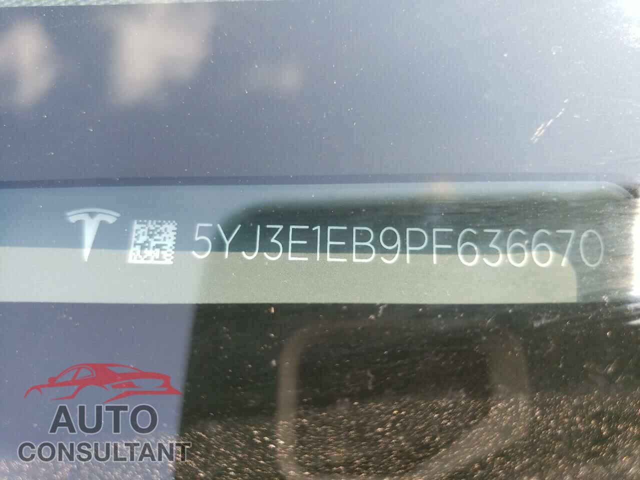 TESLA MODEL 3 2023 - 5YJ3E1EB9PF636670