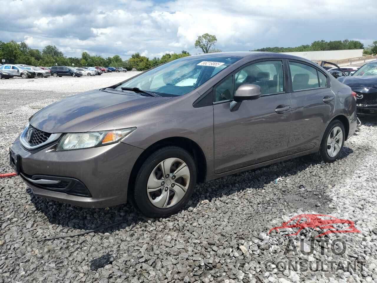 HONDA CIVIC 2013 - 19XFB2F50DE090346