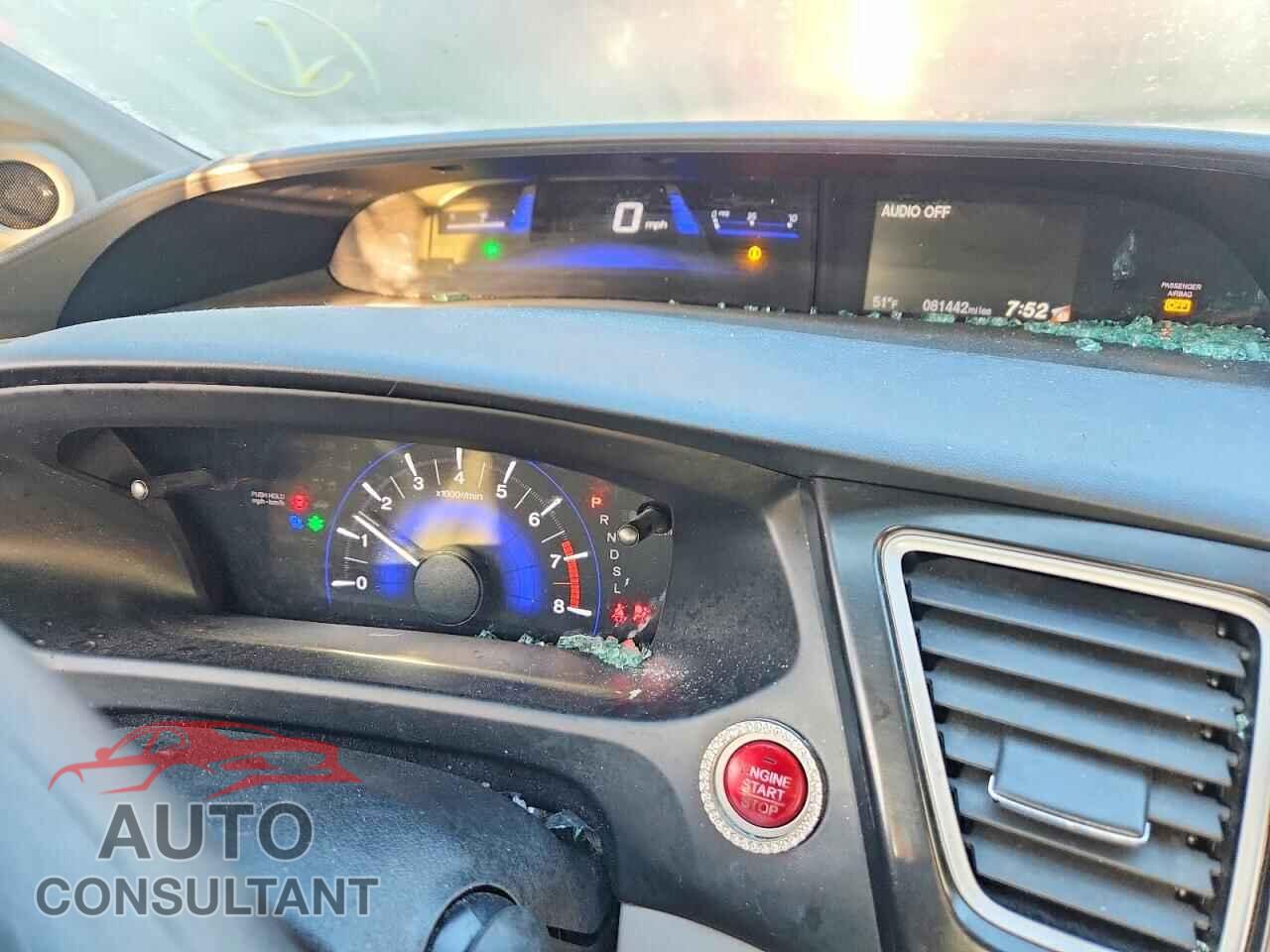 HONDA CIVIC 2014 - 19XFB2F86EE080500