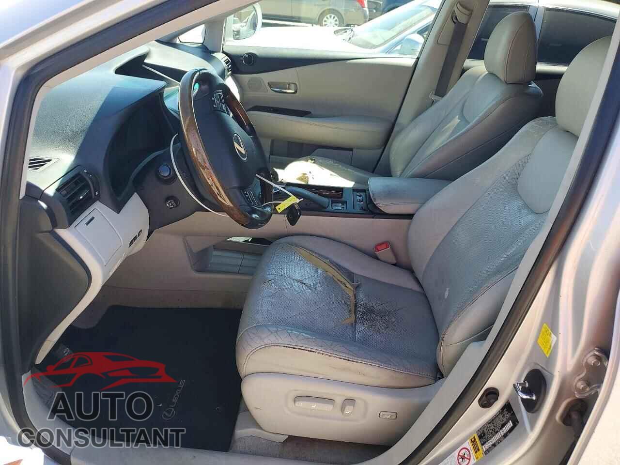 LEXUS RX350 2010 - 2T2ZK1BA2AC031122