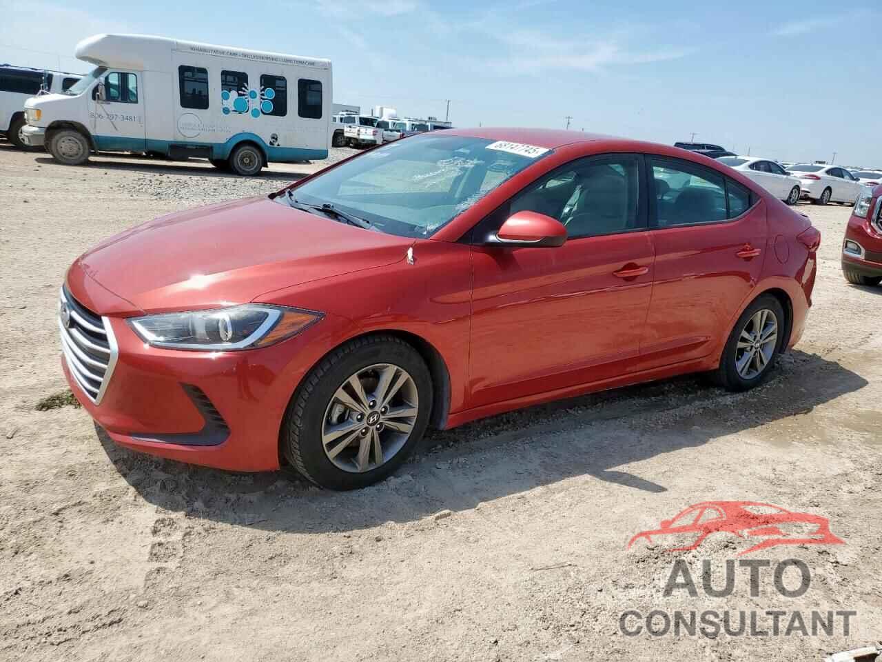 HYUNDAI ELANTRA 2018 - 5NPD84LF5JH282089