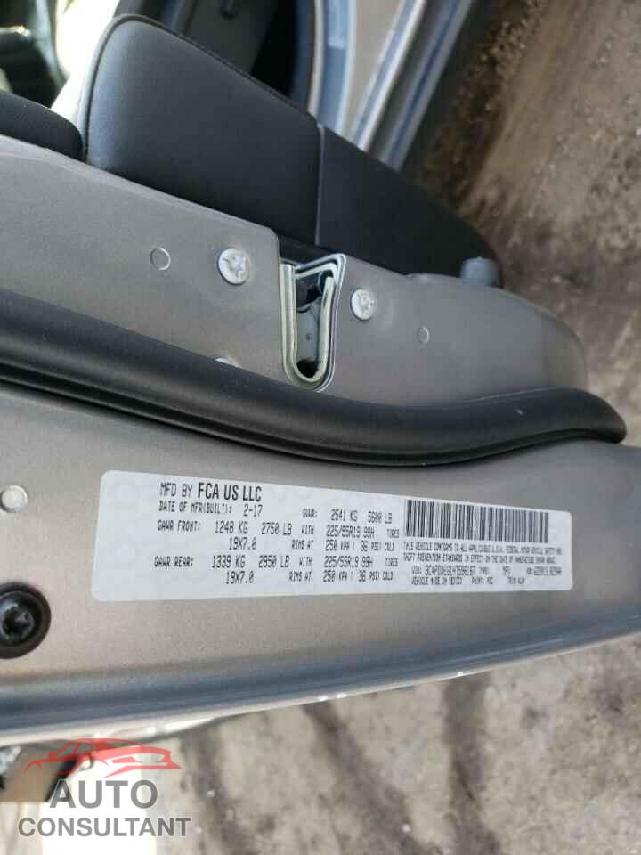DODGE JOURNEY 2017 - 3C4PDDEG1HT596167