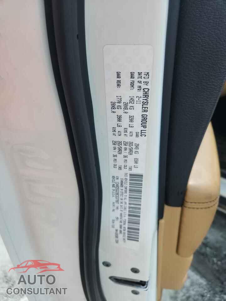 DODGE DURANGO 2011 - 1D4RD5GG9BC637887