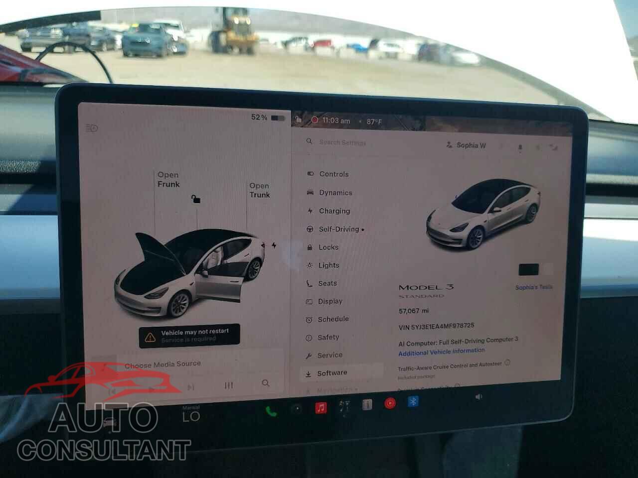 TESLA MODEL 3 2021 - 5YJ3E1EA4MF978725