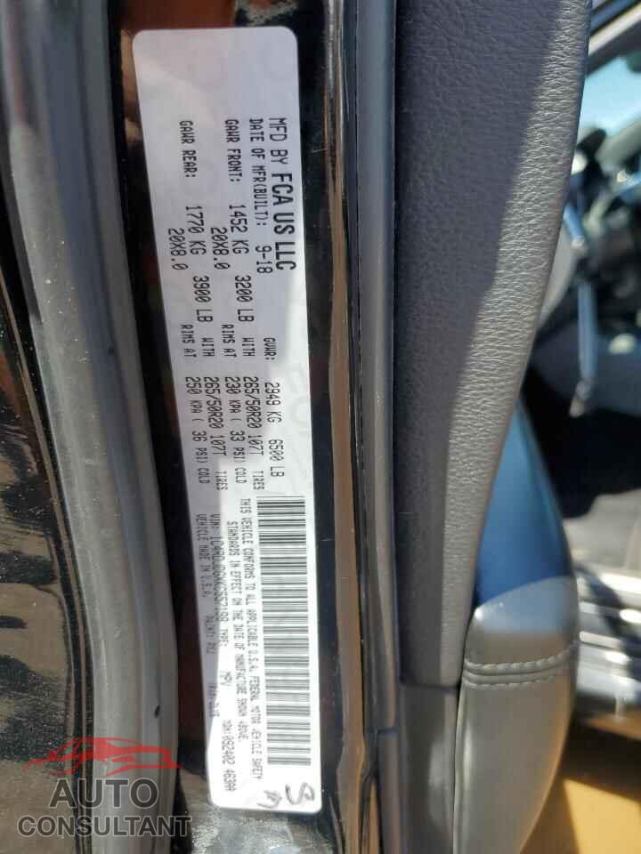 DODGE DURANGO 2019 - 1C4RDJDGXKC557198